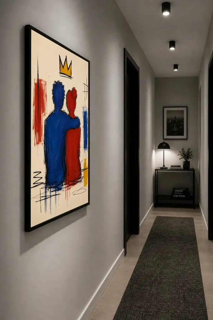 Poster Abbraccio Stile Basquiat