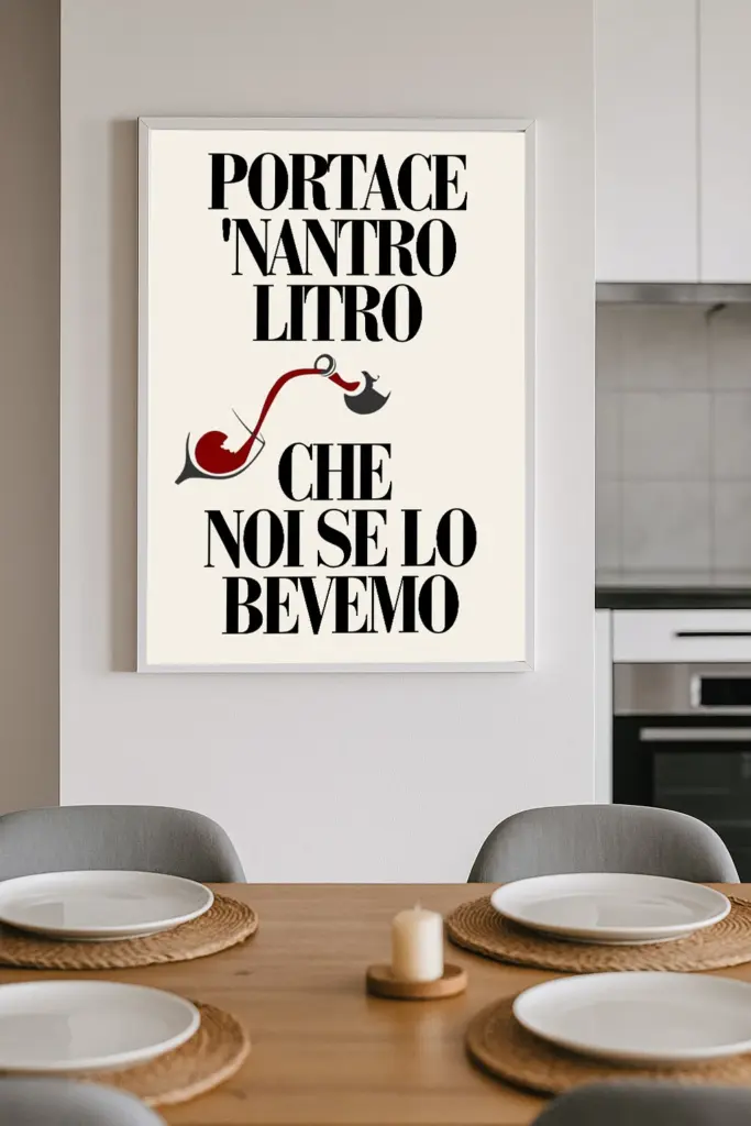 Poster Portace n'artro litro