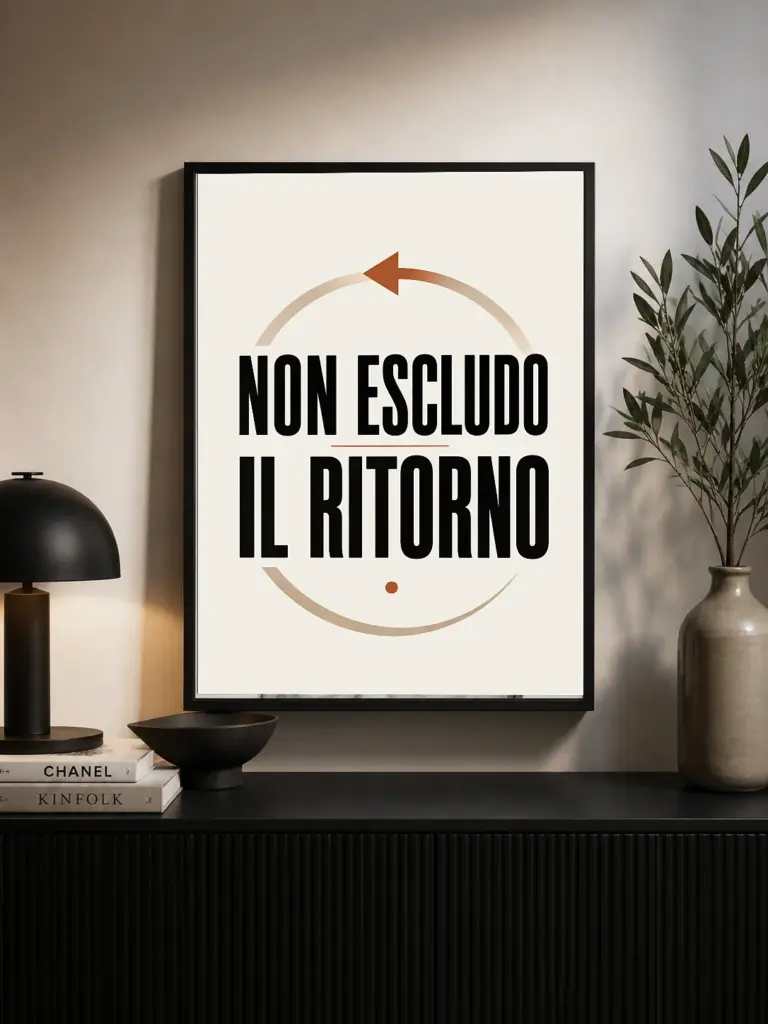 Poster Non Escludo il Ritorno