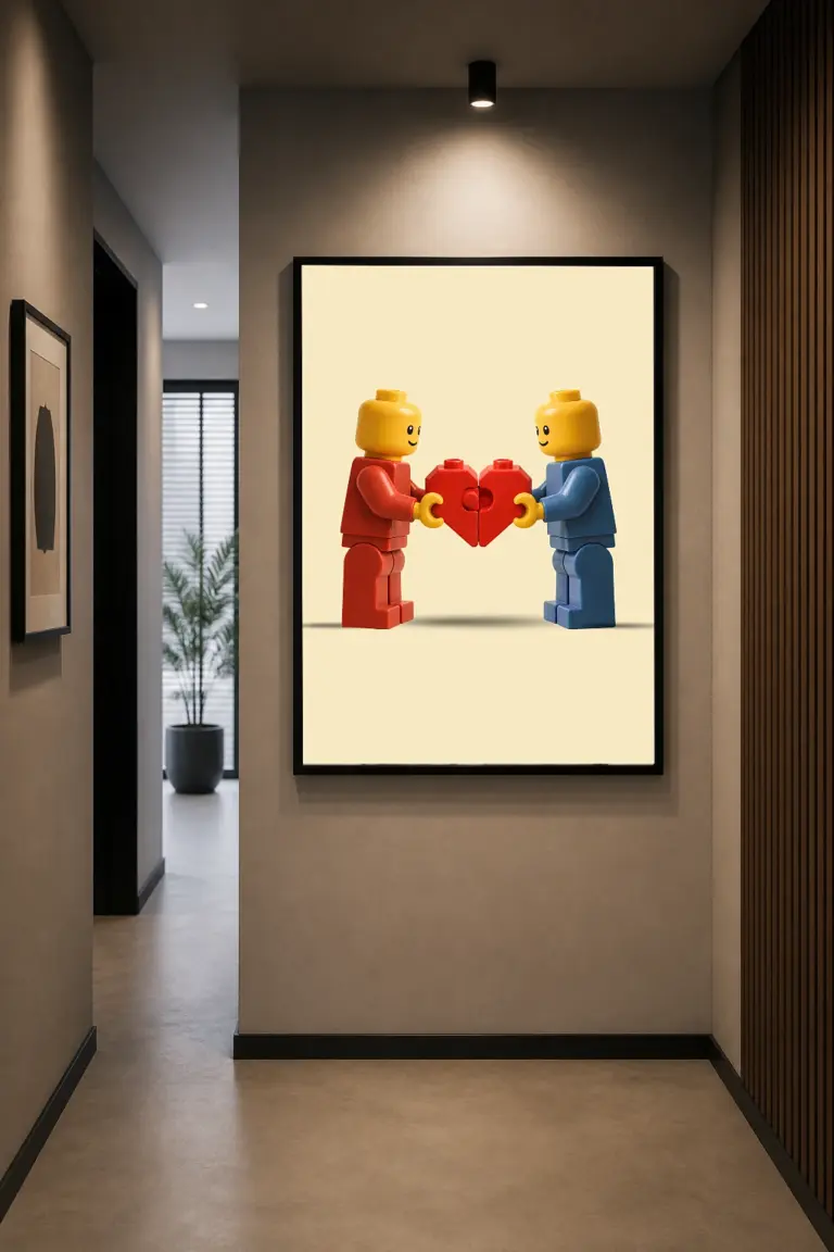 Poster Cuore LEGO