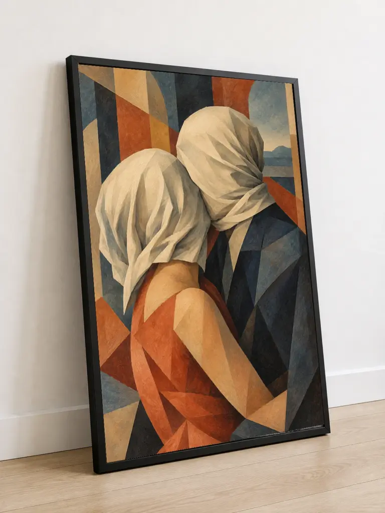Poster Bacio di Magritte