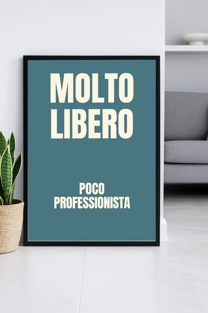 Poster Molto libero, poco professionista